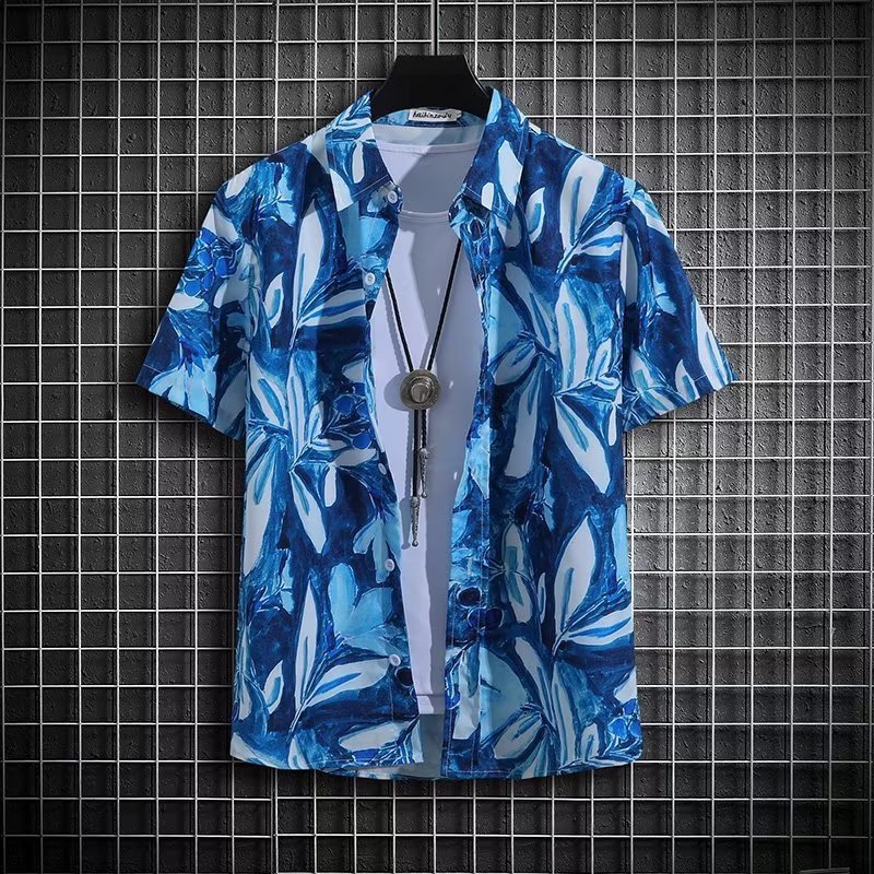 Camisa de verano para hombres grandes - Diseño suelto y moderno - The Noble Style