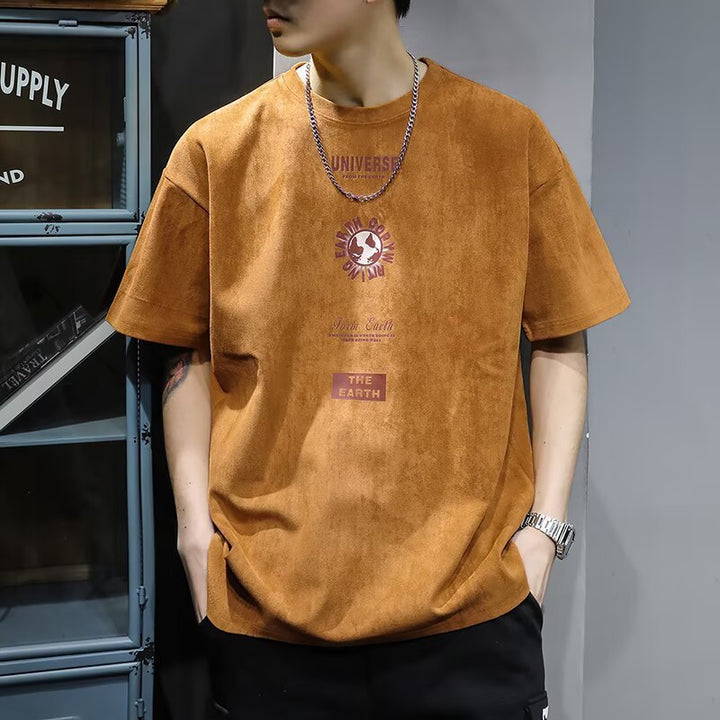 Camiseta de verano masculina estilo americano de manga corta de alta calidad - The Noble Style