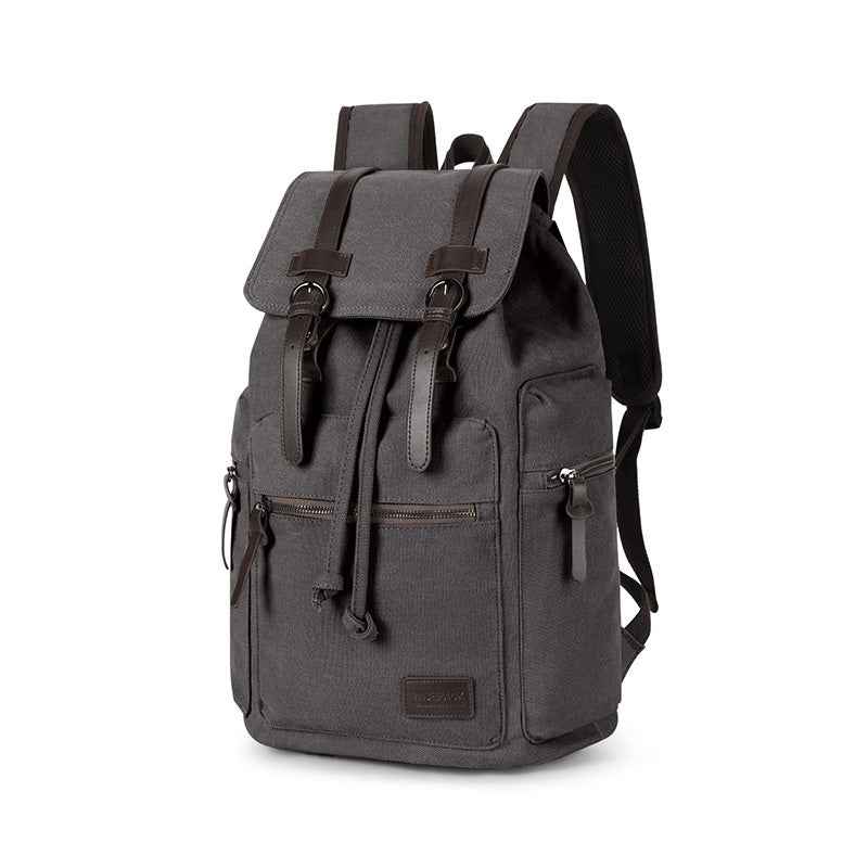 Mochila de lona retro para hombres pequeña