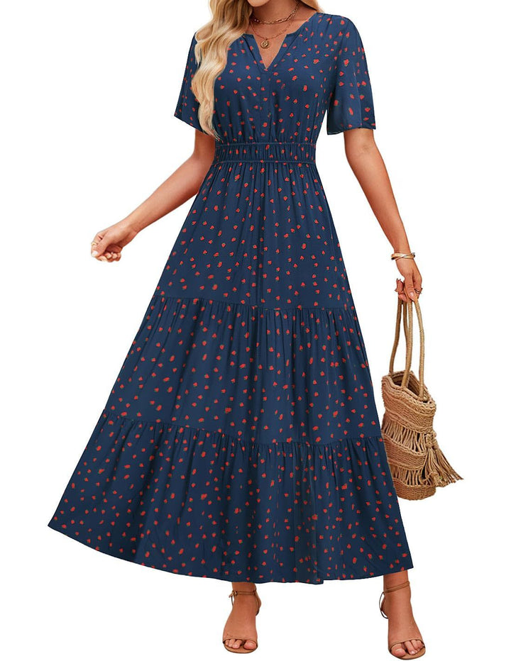 Vestido Maxi Floral de Verano - Casual y Elegante para el Verano