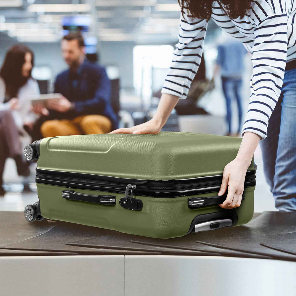 Maleta de rayas verticales: Elegancia y Funcionalidad 3 en 1 para Viajes