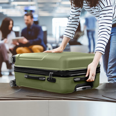 Vertical Stripe Three In One Suitcase