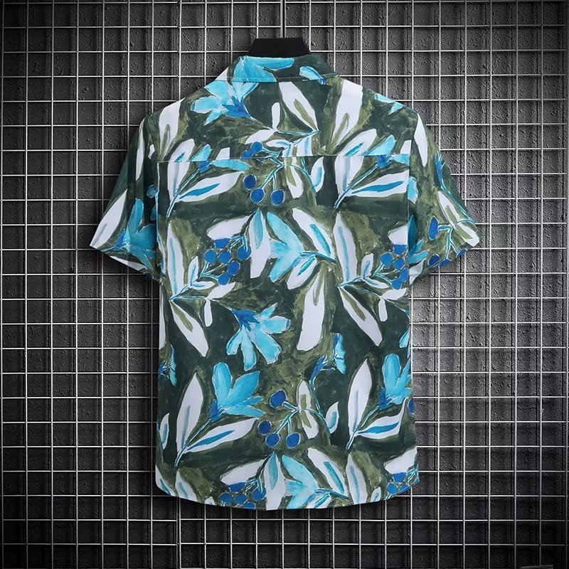 Camisa de verano para hombres grandes - Diseño suelto y moderno - The Noble Style