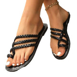 Zapatillas planas de mujer tallas grandes, zapatillas casuales tejidas