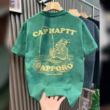 Camiseta de verano masculina estilo americano de manga corta de alta calidad - The Noble Style