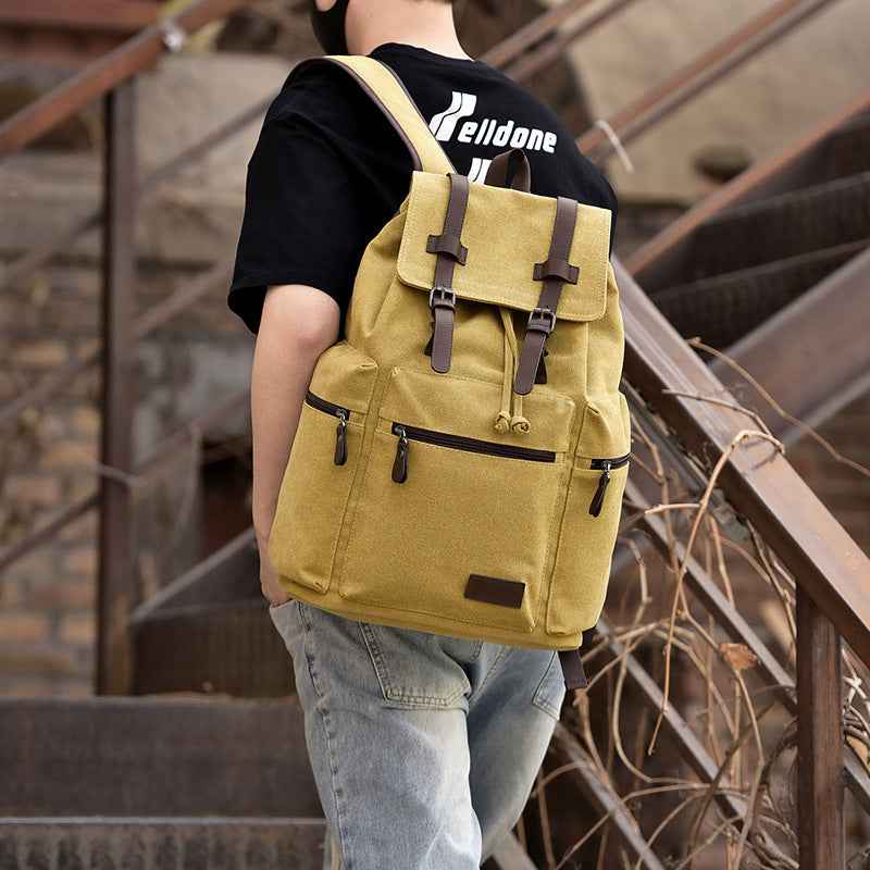 Mochila de hombre moderna grande de gran capacidad y estilo trendy