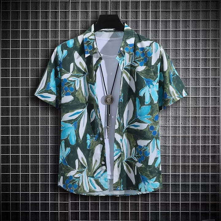Camisa de verano para hombres grandes - Diseño suelto y moderno - The Noble Style