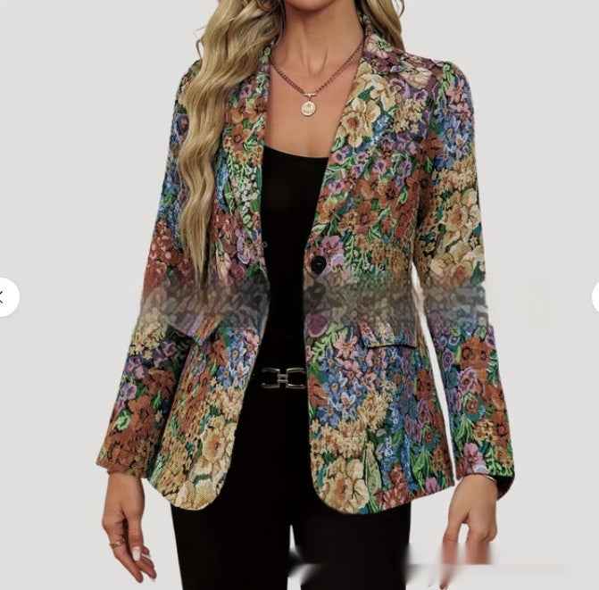 Abrigo elegante mujer un botón - Nuevo abrigo de moda elegante para mujeres