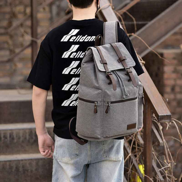 Mochila de hombre moderna grande de gran capacidad y estilo trendy