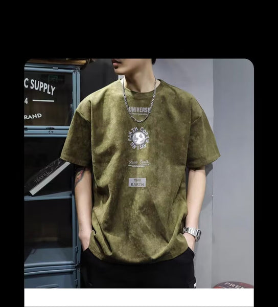 Camiseta de verano masculina estilo americano de manga corta de alta calidad - The Noble Style