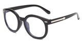 Fashion Arrow Round Blue Light Blocking Glasses